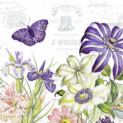 SERVETELE 33X33CM - BELLE JARDIN