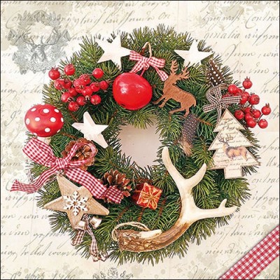 Servetele 33x33cm - Forest Wreath