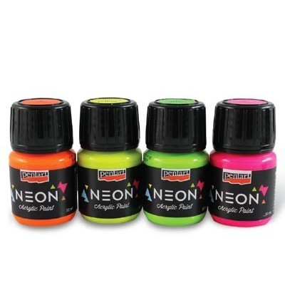 VOPSEA ACRILICA NEON 30ML PENTART - DIVERSE CULORI