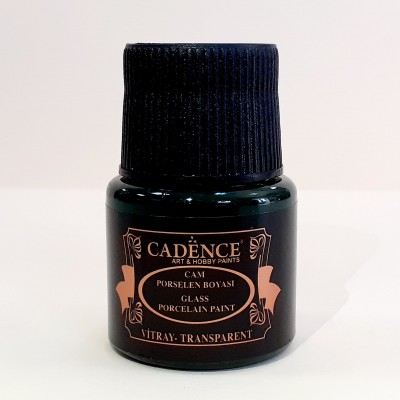 Vopsea sticla si ceramica vitraliu transparent - 45ml Cadence  - diverse culori