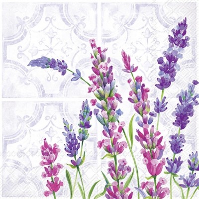 SERVETELE 33X33CM - LAVANDA LAVENDER